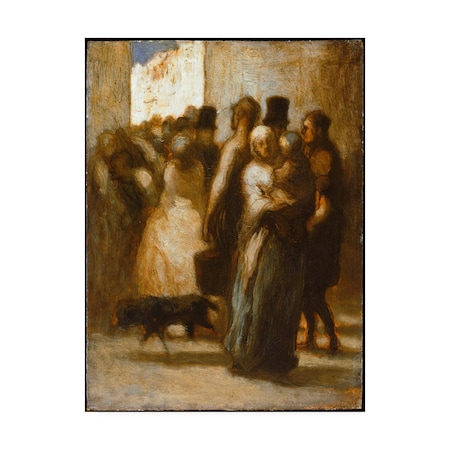Daumier 'To The Streets' Canvas Art,35x47